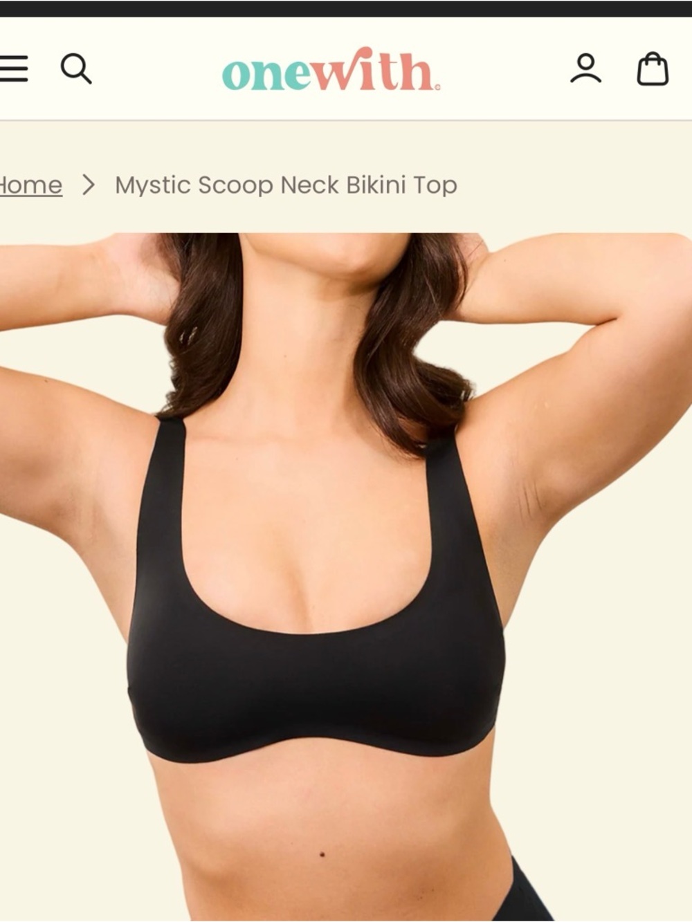 Onewith Mystic/Huntington/Merritt Bikini  — Black